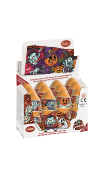 ZAINI Halloween piena šokolādes ola ar pārsteigumu Itālija 20g (1/24)