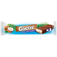 COCOS šokolādes batoniņš šokolādes glazūrā Ukraina 100g (1/20)