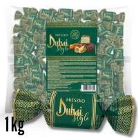 DUBAI STYLE šokolādes konfektes ar pistāciju garšu Mieszko Polija 1kg(1/6)