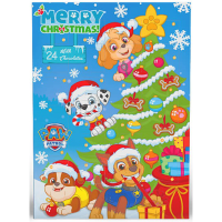 PAW PATROL Adventes kalendārs ar kakao-piena figūriņām Polija 50g (1/30)