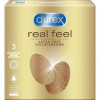 DUREX REAL FEEL prezervatīvi 3gb (1/24)