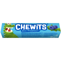 CHEWITS Blue Raspberry košļājamās konfektes 30g (1/24)