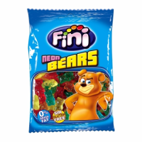 FINI Neon Bears želejkonfektes Spānija 90g (1/12)