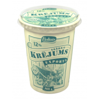 BALTAIS EXPORTA krējums skābais 12% 360g (1/12)