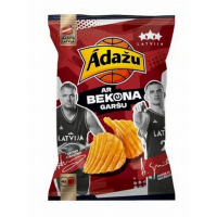 ĀDAŽU čipsi ar bekona garšu Latvija 130g (1/18)