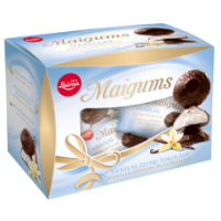MAIGUMS VANIĻAS Mini zefīrs šokolādē dāv. kastītē 185g(1/8) 