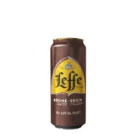 LEFFE BRUNE Beļģu alus 6,5% skārdene Beļģija 0,5L (1/24) DEP+