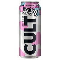 CULT Bubble Gum gāzēts dzēriena ar vitam.skārdene Valsts-ziņu nav 0,5L(1/24) DEP+