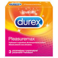 DUREX Pleasuremax prezervatīvi 3gb Ķīna (1/24)