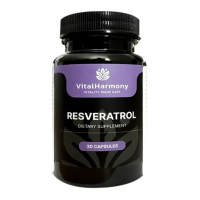 VITALHARMONY Resveratrol uztura bagātinātājs 30kaps.Valsts-ziņu nav 
