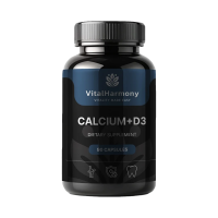 VITALHARMONY Calcium + D3 uztura bagātinātājs 90kaps.Valsts-ziņu nav 