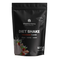 VITALHARMONY Diet Shake Strawberry diētas kokteilis Valsts-ziņu nav 500g
