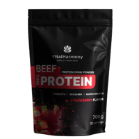 VITALHARMONY Beef 100% Protein Strawberry proteīns Valsts-ziņu nav 700g