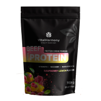 VITALHARMONY Beef 100% Protein Raspb.Lemon proteīns Valsts-ziņu nav 700g
