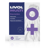 LIVOL MULTI Sievietēm uztura bagātinātājs 60 tabletes Dānija (1/5)