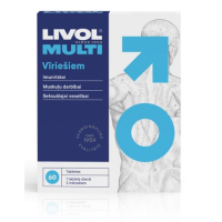 LIVOL MULTI Vīriešiem uztura bagātinātājs 60 tabletes Dānija (1/5)