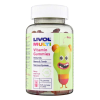 LIVOL MULTI Vitamin Gummies uztura bagātinātājs 75gb Dānija 