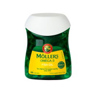 MOLLER`S Omega-3 zivju eļļa uzturu bagātinātājs 80kaps. Norvēģija 