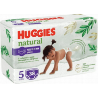 HUGGIES Natural Pants autiņbiksītes Nr.5 12-17kg 38gb (1/4)