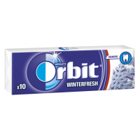 ORBIT Winterfresh košļājamā gumija  bez cukura 14g(1/30)      