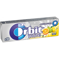 ORBIT White Fruit bez cukura košļājamā gumija 14g (1/30)    