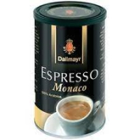 DALLMAYR Espresso Monaco 100% Arabica malta kafija met.kārbā 200g(1/12)