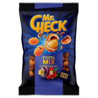 MR.CHECK Peanuts Fiesta Mix zemesrieksti apvalkā ar dažādām garšām 150g (1/7)