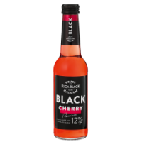 BLACK BALSAM Cherry gāzēts alkoholisks kokteilis 12% pudele 0,25L (1/15) DEP+