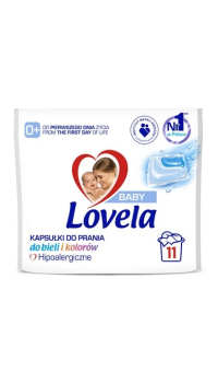 LOVELA Baby veļas mazgāš. līdz.kapsulās visu veidu veļai 11gb Itālija 220g (1/6)