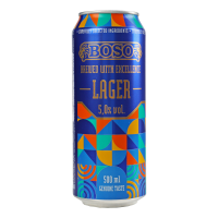 BOSO Lager gaišais alus 5,0% skārdene Polija 500ml (1/24) DEP+