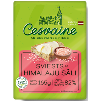 SVIESTS 82% ar Himalaju sāli Cesvaine Latvija165g (1/12)