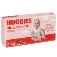 HUGGIES Ultra Comfort autiņbiksītes Nr4 7-18kg 50gb (1/3)