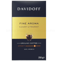 DAVIDOFF Fine Aroma 100% Arabica malta kafija Vācija 250g (1/12)