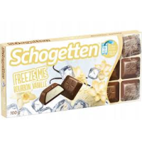 SCHOGETTEN Freeze Me Vanilla piena šokolāde vaniļas krēma pild.Vācija 100g(1/15)