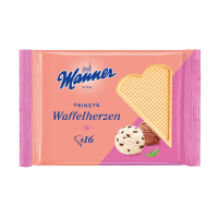 MANNER Waffelherzen vafeļu sirdis plānās Austrija 55g (1/11)