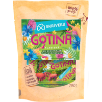 SKRĪVERU GOTIŅA klasiskā piena konf. ar nerātnajām tautasdziesmām Latvija 250g(1/12)
