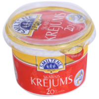 KRĒJUMS skābais 20% Smiltene Latvija 200g 20d