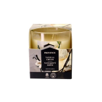 PROVENCE Vanilla Cream aromat.svece 20h stiklā Čehoslovākija 130g (1/12)