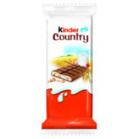 KINDER COUNTRY šokolāde ar piena un graudu pildījumu 23,5g (1/40)
