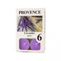 PROVENCE Lavander aromātiskās tējas sveces 4h 6gb (1/10/100)