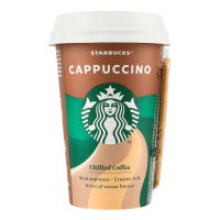 STARBUCKS Cappuccino auksts piena-kafijas dzēr.ar kakao Dānija 220ml(1/10)