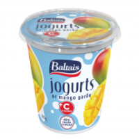 BALTAIS Jogurts ar mango garšu un C vitamīniem 300g (1/12) 34d