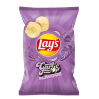 LAY'S Garlic&Herbs čipsi ar grauzdētu ķiploku un garšaugu garšu Polija 130g (1/21)