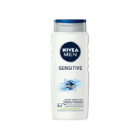 NIVEA MEN Sensitive 3in1 dušas želeja ķermenim, sejai un matiem 500ml (1/12)