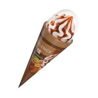 EKSELENCE valriekstu saldējums vafeļu konusā Latvija 220ml/110g (1/18)