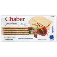 CHABER rudzu sausmaizītes ar kviešu miltiem Polija 200g (1/6)  
