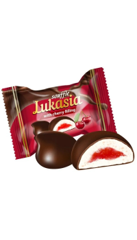LUKAS Lukasia konfektes ar ķiršu pildījumu Ukraina 850g (1/4)