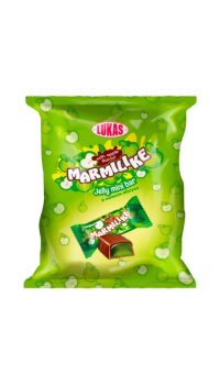 LUKAS Marmilike želejas konfekte ar ābolu garšu Ukraina 1kg (1/4)