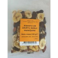 RIEKSTU UN ŽĀVĒTU AUGĻU maisījums LaTS Latvija 150g (1/12)