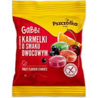 GABBI karameles konfektes ar augļu garšas pildījumu Polija 90g (1/30)